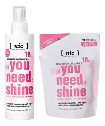 Kit Desenredante 10 En 1 + Recarga Nic
