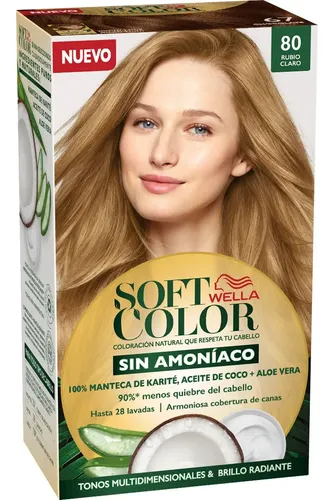 Soft Color Kit De Tintura Semipermanente 80 Rubio Claro