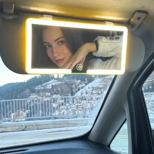 Espejo Cosmético Led Para Coche S Comforts Touch Operation