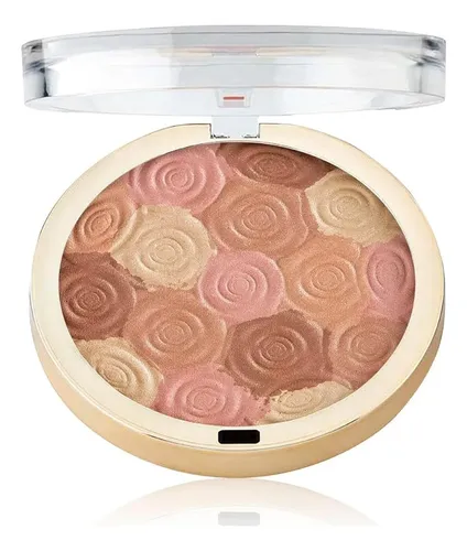 Polvo Facial Iluminador Milani Rosa Hermosa 10g