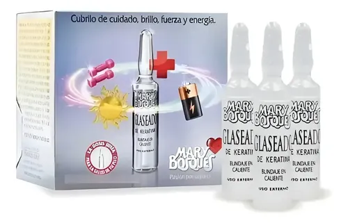 Ampollas Glaseado De Keratina Caja X 6-mary Bosques