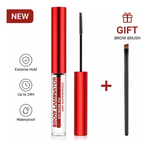 Gel Para Cejas Resistente Al Agua Las 24 Horas Con Cepillo,