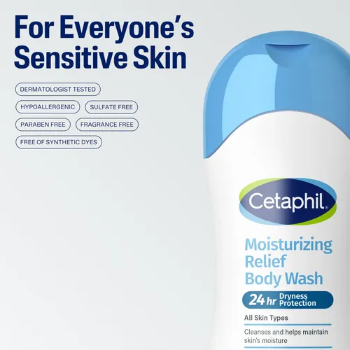 Gel De Baño Hidratante Cetaphil De 500 Ml Con Manteca De Kar