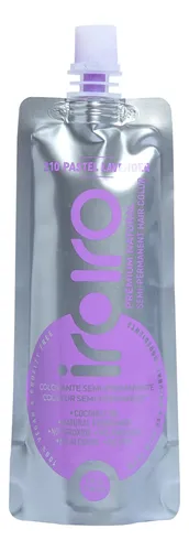 Tinte Vegano Iroiro Hair Color 210, Lavanda Pastel, 4 Onzas