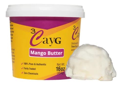 Manteca Corporal De Mango Natural Refinada 3cayg 0,5 Kg X16