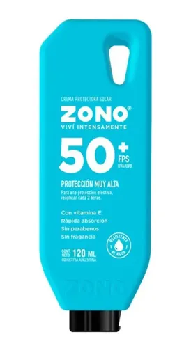 Zono Protector Solar Rápida Absorción Fps 50 120 Ml