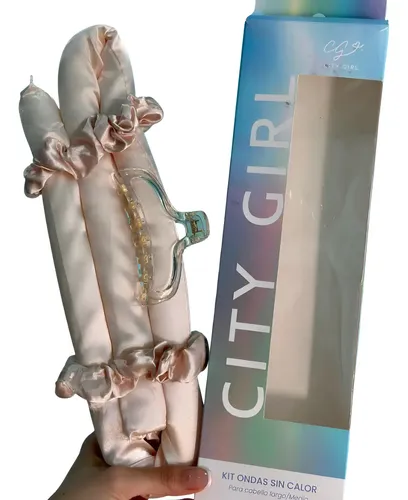 Kit Rulero Ondas +broche Colitas Para Cabello Rulos Flexible