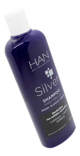 Shampoo Han Silver Matizador Neutraliza Amarillo 375ml