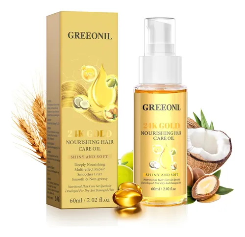 Serum Capilar Greeonil 24k Gold Aceites Naturales 60ml