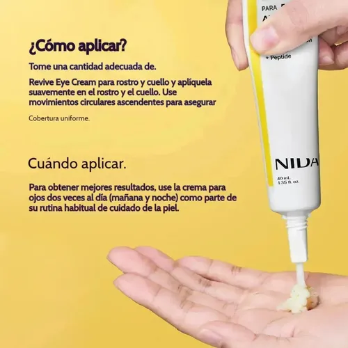 Ka Da Crema Para Ojos Nida Revive Para Rostro Y Cuello ,