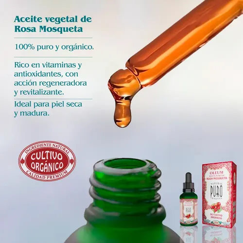 Aceite Facial y corporal De Rosa Mosqueta Orgánico 30ml Boti-k Puro