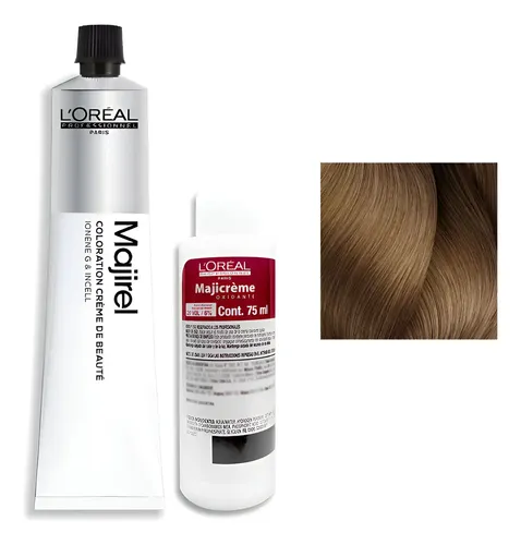 Tintura Majirel Loreal Coloracion Tono 8 + Oxidante 75ml Rubio Claro