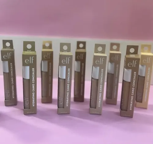 Elf Hydrating Camo Concealer Corrector Ojeras Alta Cobertura Tono Light Peach