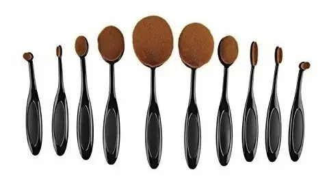 Set De Brochas Y Pinceles Oval X 10 Prof