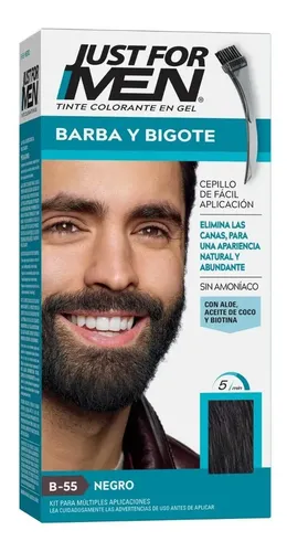 Tintura en Gel Just For Men Barba y Bigote Negro 28ml