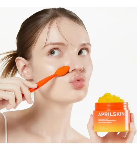 Bálsamo Facial Limpiador Carrotene Aprilskin Con Cepillo