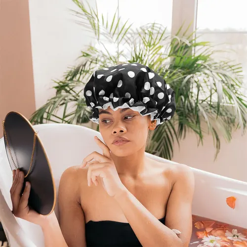 Gorro De Baño Para Mujer, Gorro De Baño Grueso, Reutilizable