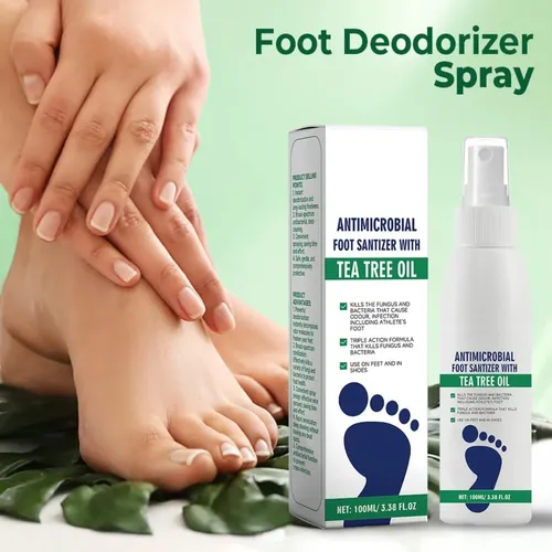 Spray Antihongos Pies Aceite Árbol Té Mal Olor 100ml
