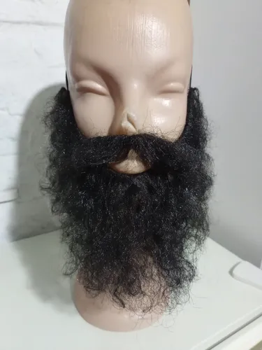 Peluca Y Barba Negra Style By La Parti Wigs!