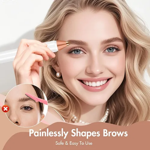 Depiladora Facial Recargable Mujer Sin Dolor Para Cejas