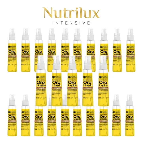 25 X 210ml Lluvia Capilar Oro Liquido Unico!  Nutrilux