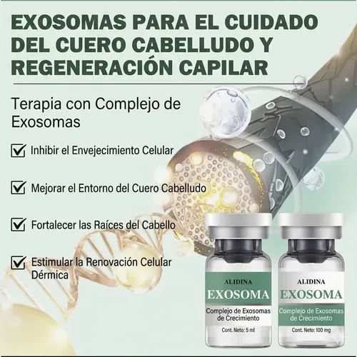 Tratamiento Capilar Exosome Hrlv Crecimiento Anticaida