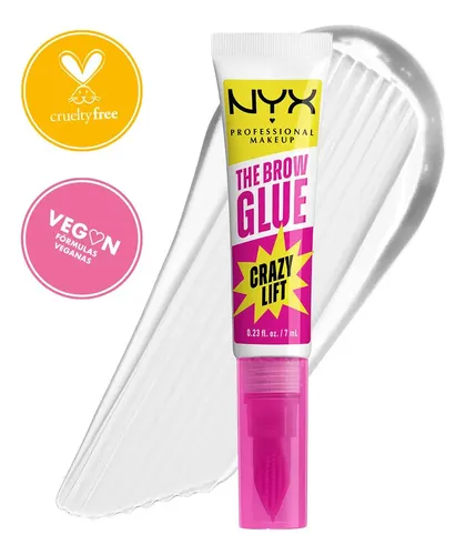 Máscara para cejas NYX Professional Makeup The Super Brow Glue 7mL 20g color transparent