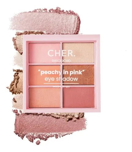 Set Maquillaje Cher Peachy In Pink 3 Piezas Ojos Y Labios