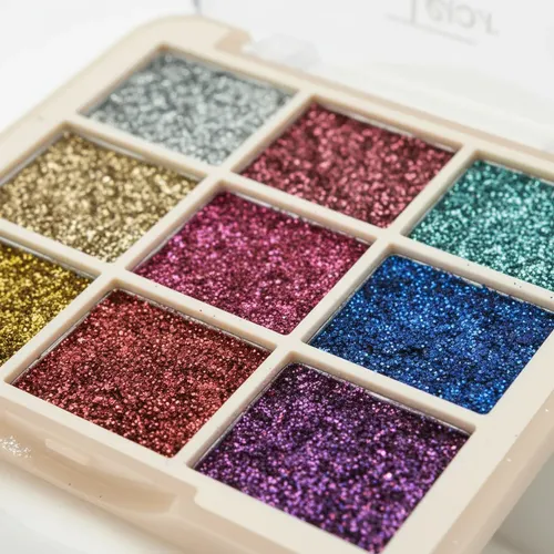 Sombra Para Ojos Con Glitter X 9 Colores Tejar