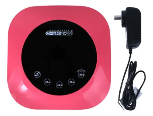Cabina Uñas Inalámbrica UV-LED Cherimoya Rosa Chicle 72W Sensor Temporizador