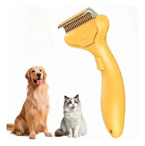 Cepillo Deslanador Oycgylch Para Pelo Largo – Amarillo