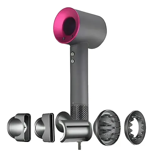 Set Secador De Pelo Oryx 1600w Con Difusor Rizador Ion