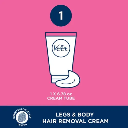 Crema Depilatoria Veet Piel Sensible 200 Ml Con Aloe Vera