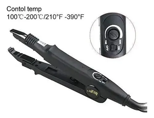 Conector Extensiones Peluca Plancha Para Extensiones De Pelo