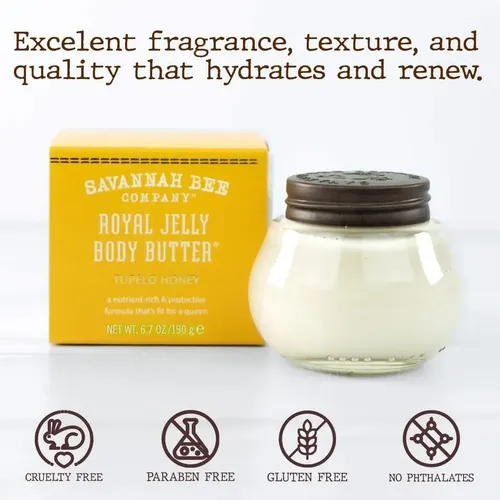 Manteca Corporal Hidratante Con Jalea Real Savannah Bee