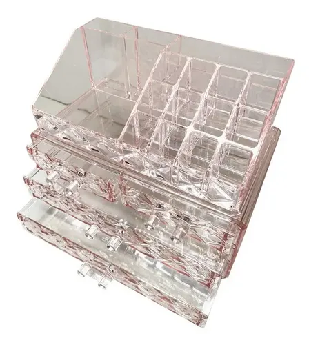 Organizador Para Maquillaje Escritorio Cosmeticos 4 Cajones