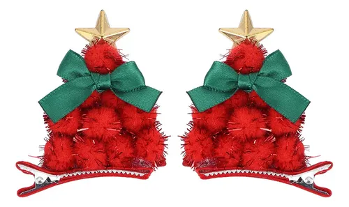 ~ Accesorios Navideños Para El Cabello Christmas Tree