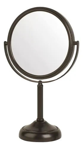 Espejo De Maquillaje Jerdon De Mesa De Dos Caras Con Aumento