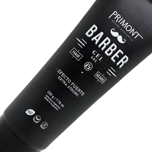 Gel Fijador Barber Primont 220g Fijación Fuerte