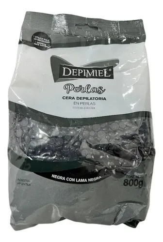 Cera Depilatoria Negra En Perlas Depimiel 800g