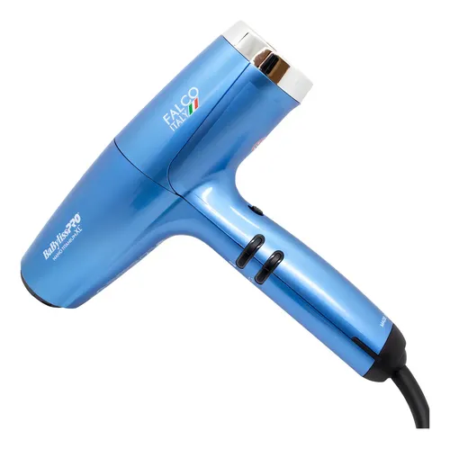 Babyliss Pro Secador De Pelo Falco Italy Nano Titanium Xl Color Celeste 2000w