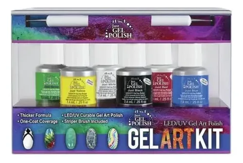 Kit Para Nail Art Just Polish Gel Art Ibd