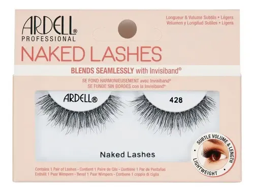 Pestañas Postizas Ardell Naked Lashes 428 Aspecto Natural Mink Sintético