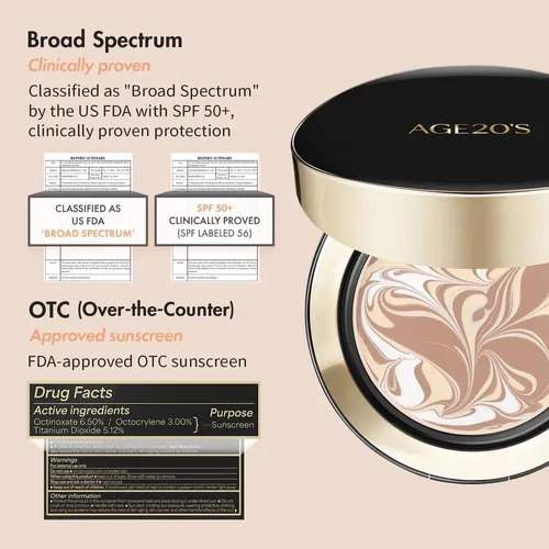 Polvo Base Con Spf 50+ Age20’s Signature Essence Pact 13c