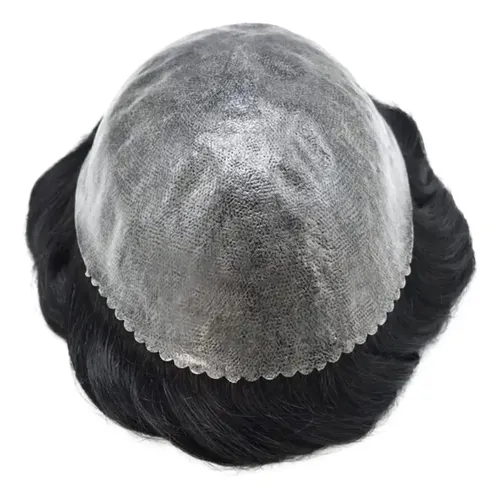 Prótesis Capilar Masculina – Castaño Oscuro
