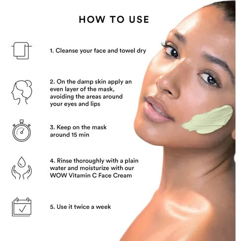Mascarilla De Arcilla Para Acné Wow Neem Tea Tree 200 Ml