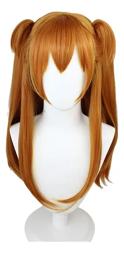 T’ K Peluca Larga Con Flequillo Cosplay Shikinami Asuka