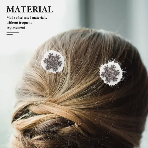 2 Accesorios De Pelo Con Pedrería Y Brillo Para Fiestas, 2 P