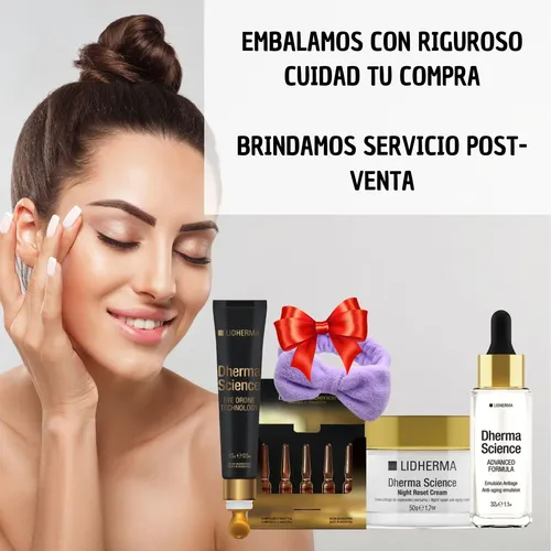 Kit X4 Dherma Science Antiarrugas Lidherma Pieles Maduras