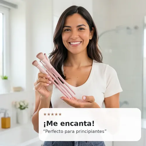 Set De 13 Brochas De Maquillaje Para Principiantes, Cerdas